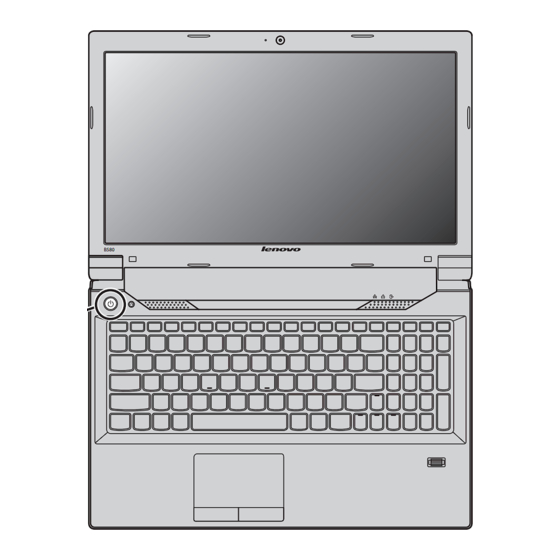 Lenovo B480 Póster De Configuración
