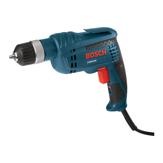 Bosch 1006VSR Instrucciones De Funcionamiento Y Seguridad