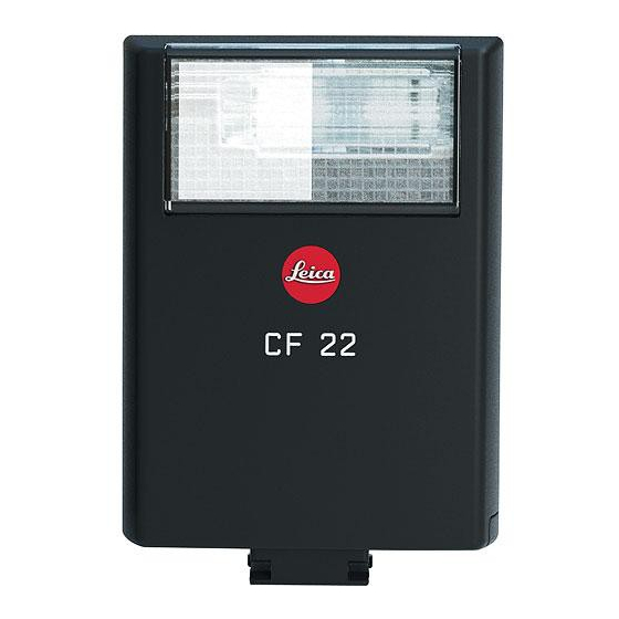 Leica CF 22 Instrucciones