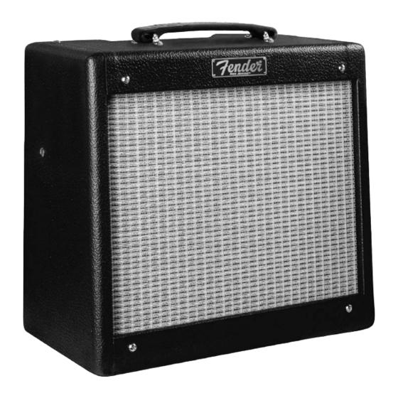 Fender Pro-Junior III Manuales