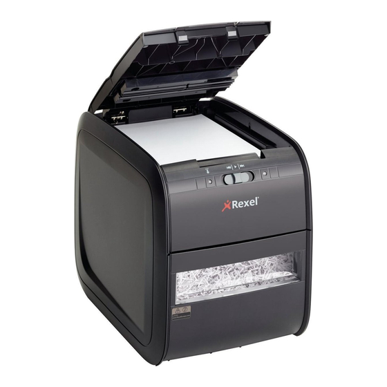 Rexel AUTO+60X Manual De Instrucciones