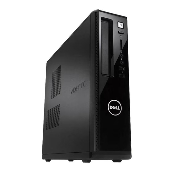 Dell Vostro 260 Manual Del Propietário