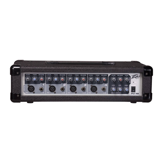 Peavey PVi 4B Guia De Inicio Rapido