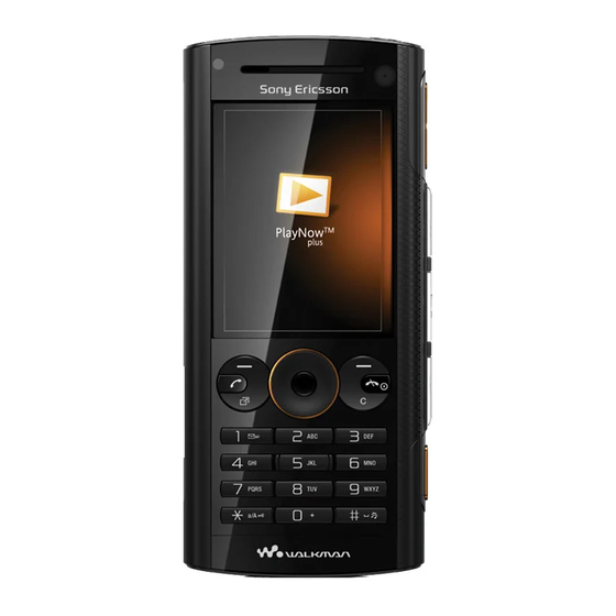 Sony Ericsson Walkman W902 Manuales