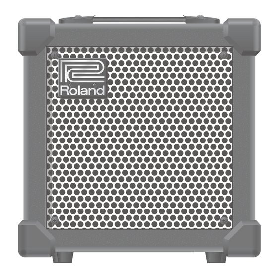 Roland Cube 15XL Manual Del Usuario
