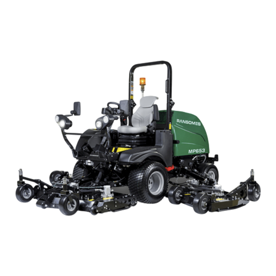 Ransomes MP653 Guia De Inicio Rapido
