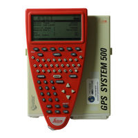 Leica GPS System 500 Manual De Referencia
