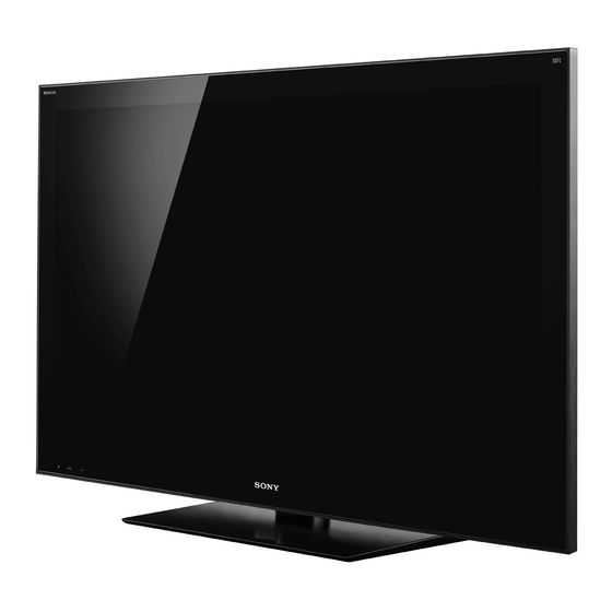 Sony Bravia KDL-52HX900 Manual De Instrucciones