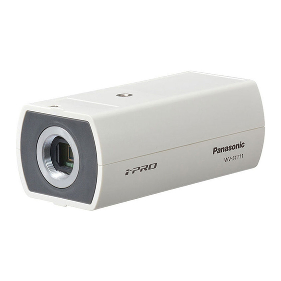 Panasonic WV-S1132 Manual De Instrucciones