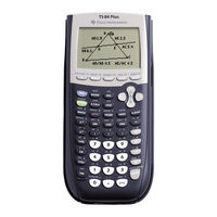 Texas Instruments TI-84 Plus Manual De Instrucciones