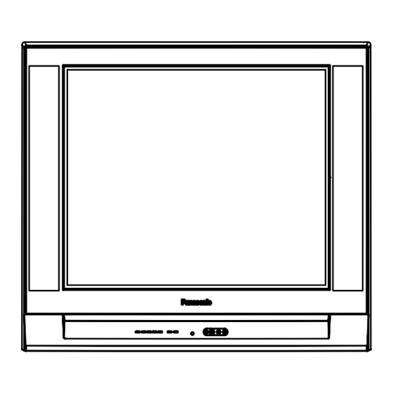 Panasonic CT-27E13-1 Instrucciones De Operación