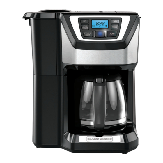 Black and Decker MILL & BREW CM5000BD Manual De Uso Y Cuidado