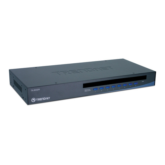 TRENDnet TK-802R Guía De Instalación Rápida
