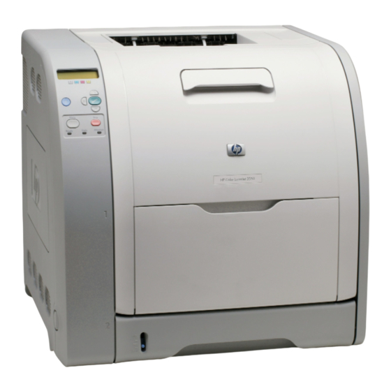 HP Color LaserJet 3550 Serie Manual Del Usuario