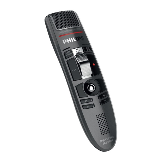 Philips SpeechMike Premium LFH3520 Manuales