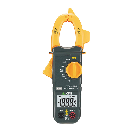 KPS -PA420 MINI Manual De Instrucciones