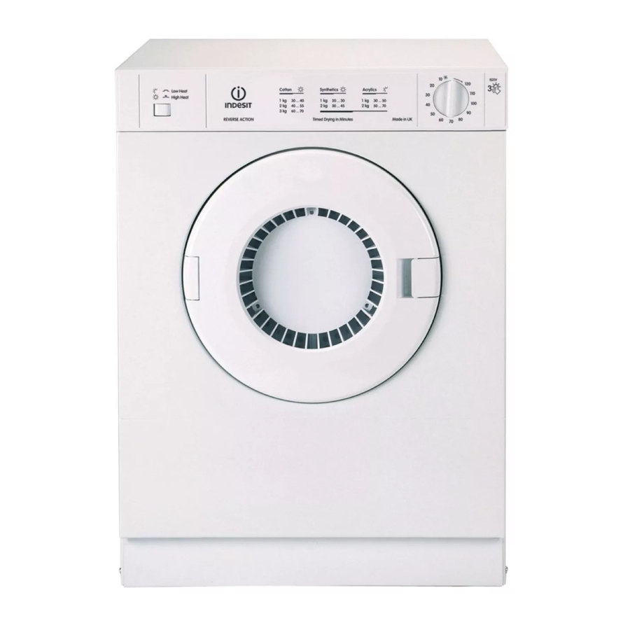 Indesit IS31V Instrucciones De Instalación, Uso Y Mantenimiento