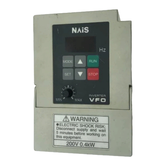 NAiS VF0 Serie Manuales