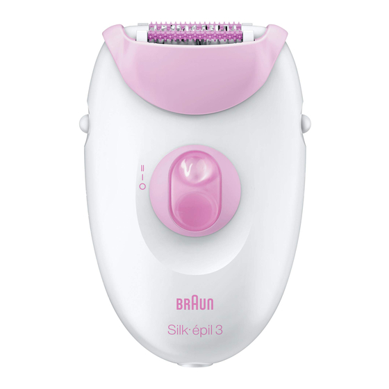 Braun Silk-épil 3 Legs & Body 3380 Manual De Instrucciones