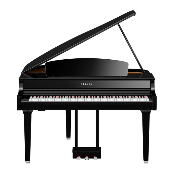 Yamaha Clavinova CLP-555 Manual De Instrucciones