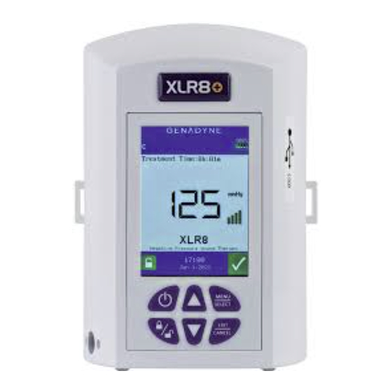 InfuSystem Genadyne XLR8+ Guía De Referencia Rápida