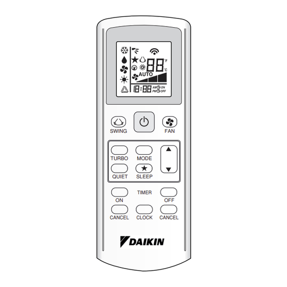 Daikin Siesta Serie Manual De Instrucciones
