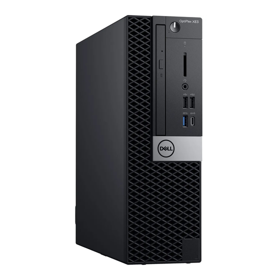 Dell OptiPlex XE3 Guía De Configuración Y Especificaciones