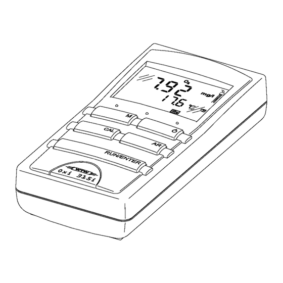 wtw Oxi 315i Instrucciones De Operación