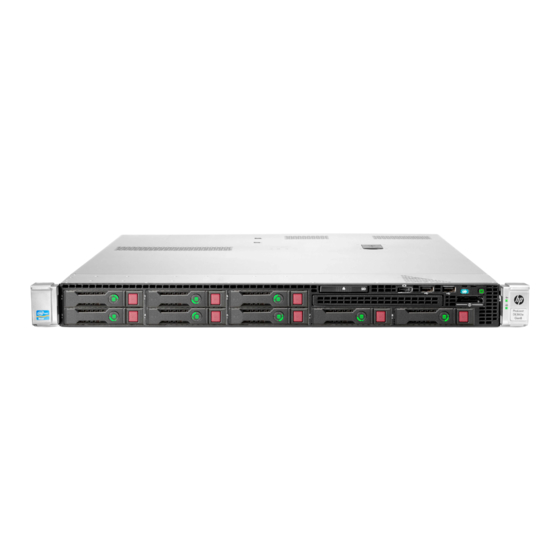 HP ProLiant DL360e Gen8 Guia Del Usuario