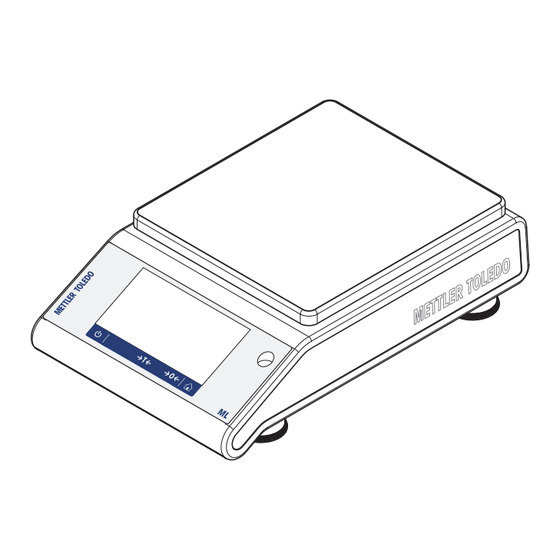 Mettler Toledo ML-T Manual De Usuario