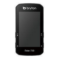 Bryton Rider 750 Manual Del Usuario