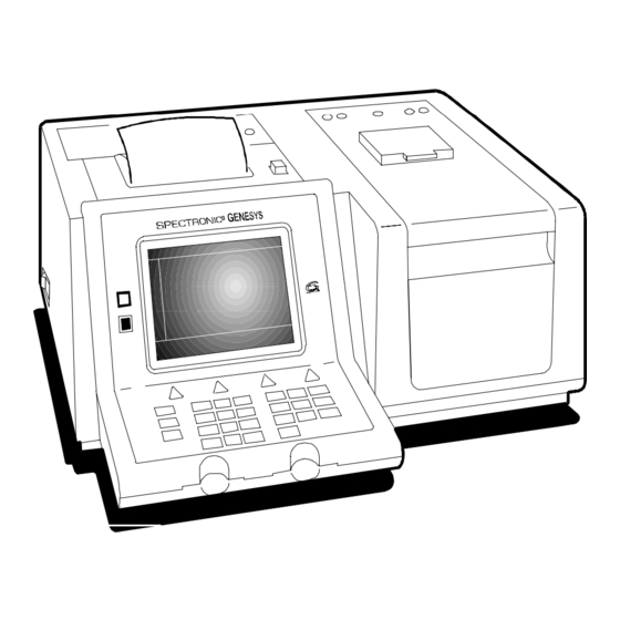 Spectronic GENESYS Manual Del Operador