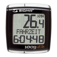Sigma BC 1009 STS Manual Del Usario