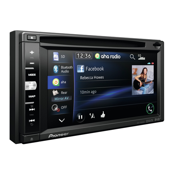 Pioneer AVIC-F50BT Instrucciones Para La Instalación, Uso Y Mantenimiento
