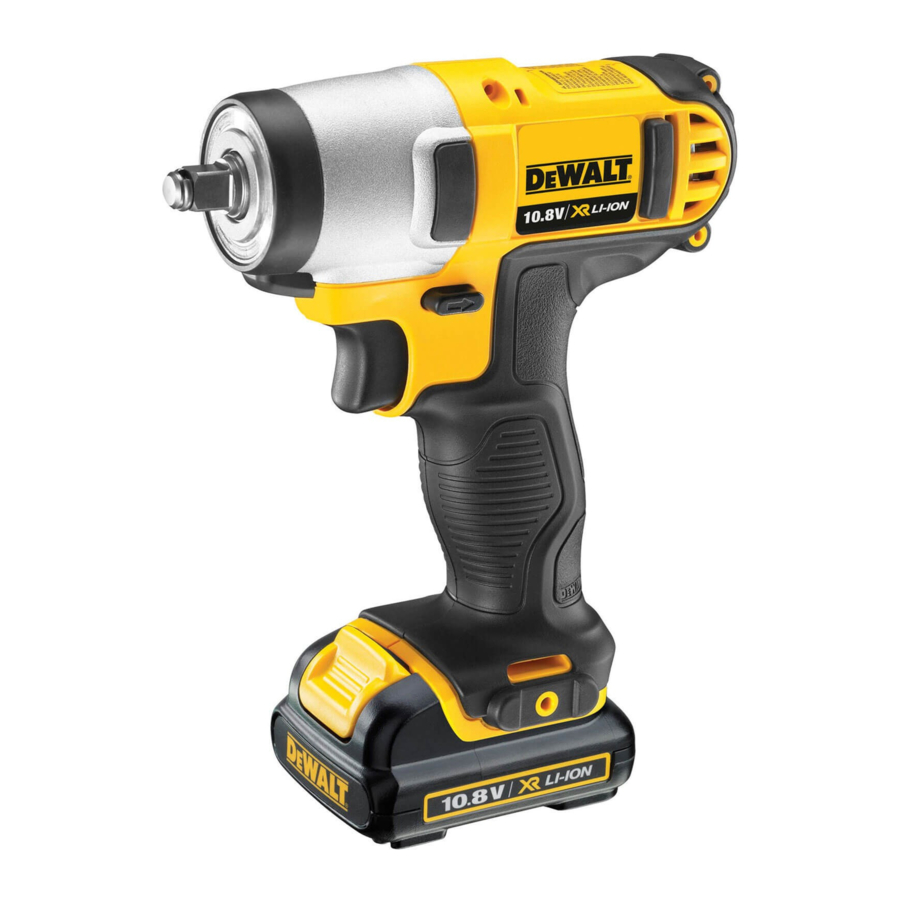 DeWalt DCF813 Manual De Instrucciones