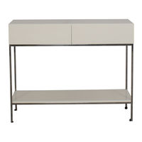 West Elm Industrial Storage Console Instrucciones De Ensamblaje