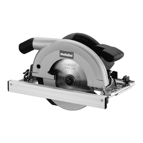 Metabo KS 66 Plus Manual Original