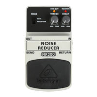 Behringer NOISE REDUCER NR300 Manual Del Usuario