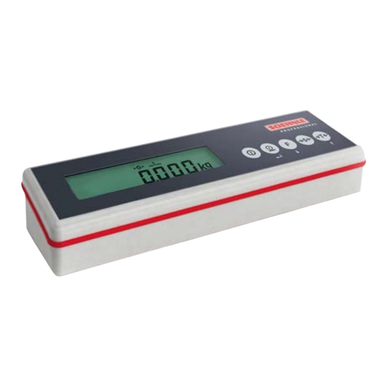 Soehnle Professional 3710 STANDARD Instrucciones De Uso