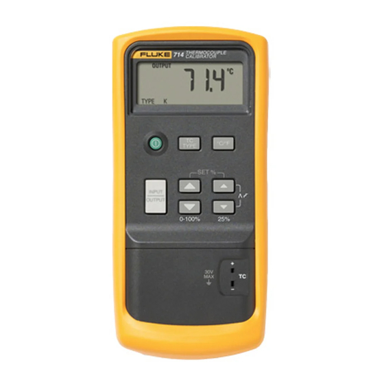 Fluke 714 Instrucciones