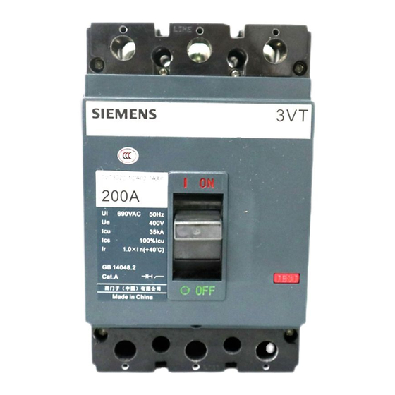 Siemens 3VT80 Manuales