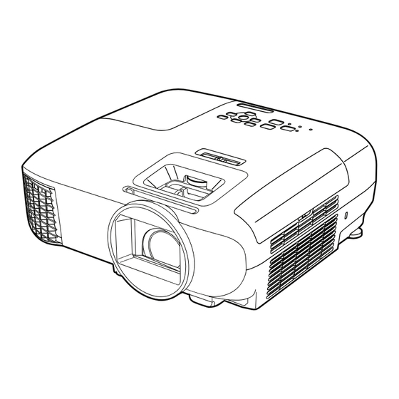 Epson Home Cinema 2100 Manual Del Usuario