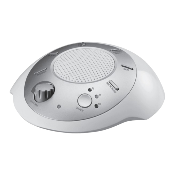 HoMedics Sound Spa SS-2000 Manual De Instrucciones