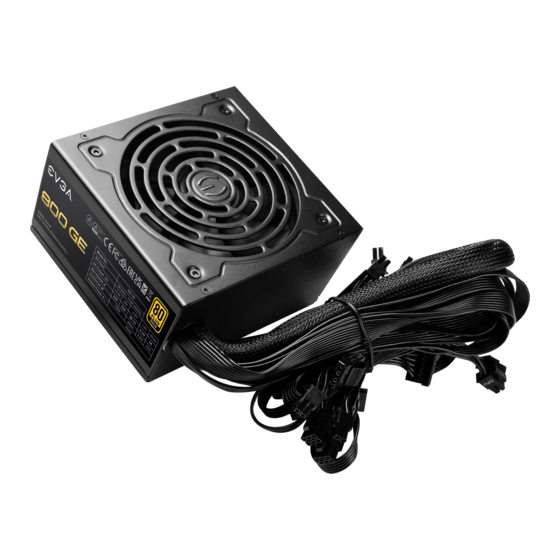 EVGA GE 800W Guía Rápida