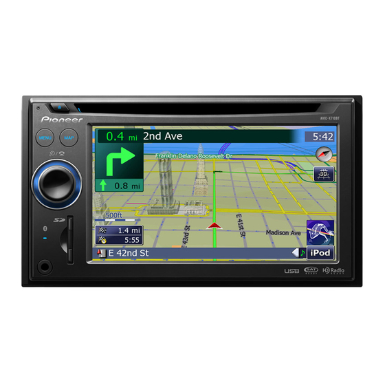 Pioneer AVIC-F910BT Manual Del Operacion