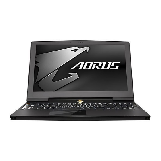 AORUS X5 Guia De Inicio Rapido