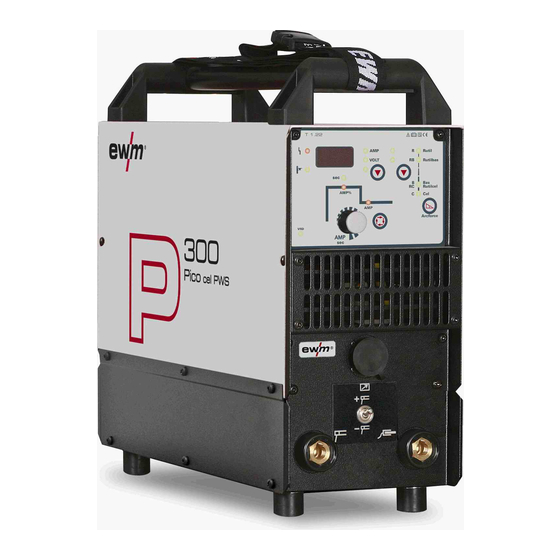 EWM Pico 300 cel Manual De Instrucciones