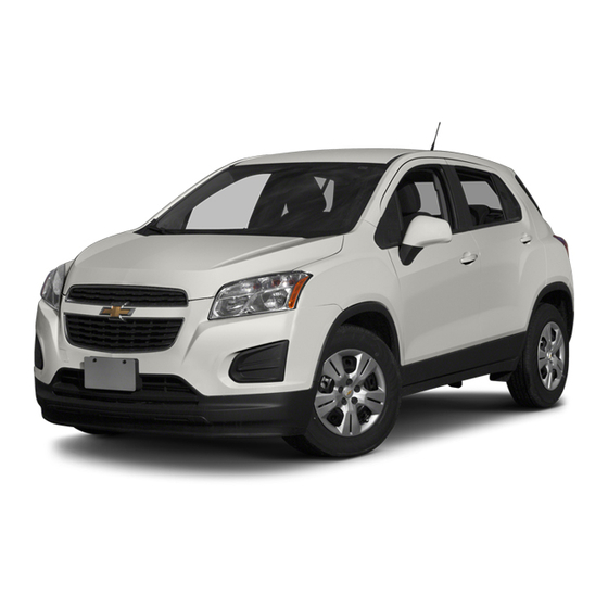 Chevrolet TRAX 2014 Manuales