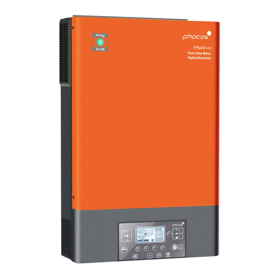 Phocos Any-Grid PSW-H-5kW-230/48V Manual De Usuario