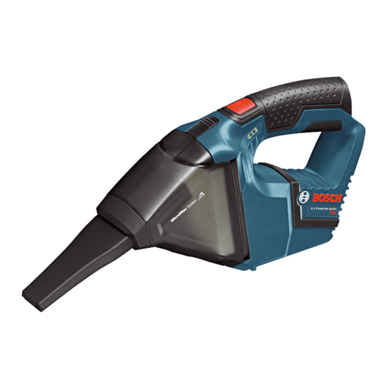 Bosch VAC120 Manuales